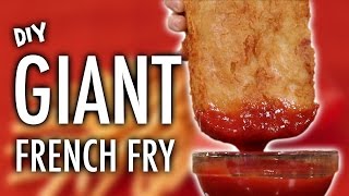 DIY GIANT FRENCH FRY [upl. by Aylat]