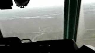 tu154 visual landing tolmachevo novosibirsk cockpit video [upl. by Aramenta]