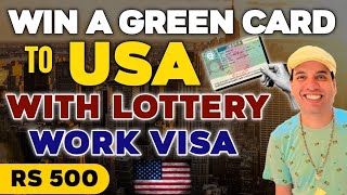 Win A Green Card To The Usa With The Lottery Visa [upl. by Pacifa]