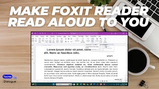 How to Make Foxit Reader Read Aloud to You [upl. by Loeb]