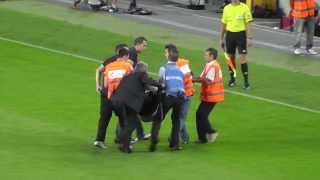 HD Crazy fan wants to attack Neymar FC Barcelona vs Santos  02082013 [upl. by Eiznek]