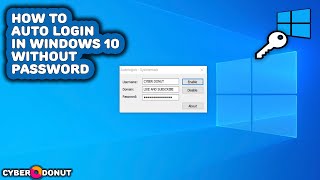 How to Disable Windows 10 Login Password and Lock Screen [upl. by Maddalena]