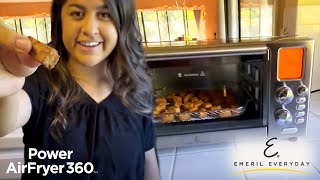 Double Door Air Fryer Review by Janelle  Emeril Everyday French Door 360 Multicooker [upl. by Sheffie]