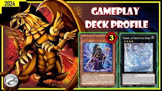 THE WINGED DRAGON OF RA DECK WITH MAGISTUS GAMEPLAY JANUARY 2024  YUGIOH DUEL LINKS [upl. by Ahsikcin149]