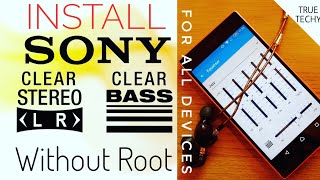 Sony Equalizer For All Device amp Apps Without RootSony AlbumvideosClear Bass amp Dynamic Normalizer [upl. by Orel974]