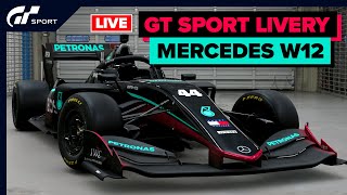 2021 Mercedes F1 W12 Concept  GT SPORT LIVERY DESIGN [upl. by Lanford976]