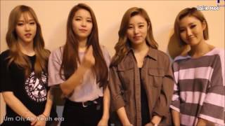 Mamamoo 마마무 introduction as time passes [upl. by Duck]