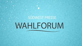 SÜDWEST PRESSE Wahlforum  Ulm [upl. by Annawahs]