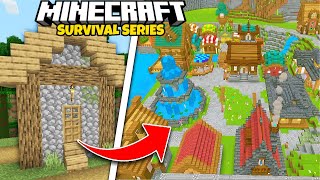 Transforming This ENTIRE VILLAGE in Minecraft Pe 121 Survival Series S2E22 [upl. by Namor]