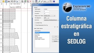 Elaboración de una columna estratigráfica SEDLOG [upl. by Dibri]