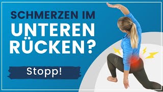 Schmerzen im unteren Rücken ➡️ 10 Übungen zur Kräftigung und Mobilisation [upl. by Stormy899]