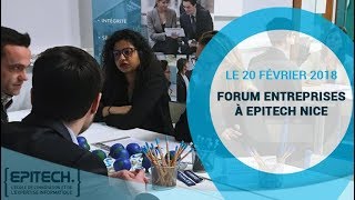 Forum entreprises à Epitech Nice [upl. by Ahcsropal]