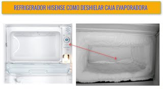 Refrigerador hisense como deshielar caja evaporadora [upl. by Einial42]