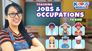 Jobs and Occupations for Kids  Teaching Different Kinds of Jobs to Children by Miss V [upl. by Aicekan621]