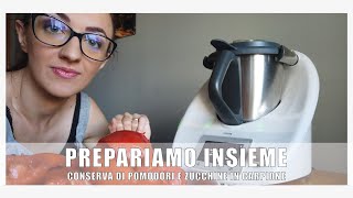 PREPARIAMO INSIEME  CONSERVA DI POMODORI E  VLOG [upl. by Morvin]