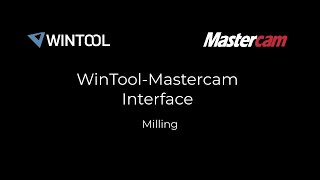 WinToolMastercam Interface Overview [upl. by Jermayne]