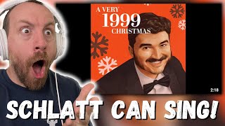 SCHLATT CAN SING jschlatt — Santa Claus Is Coming To Town amp Big Announcement REACTION [upl. by Anawqahs]