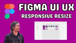 Figma responsive resize [upl. by Auqkinahs]