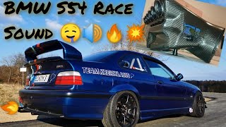 Race Sound Compilation  S54 CSL Swap  BMW MPOWER E36 M3  Karbonius Airbox  Bastuck Supersprint [upl. by Nnalorac]