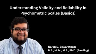 Understanding Validity and Reliability in Psychometric Scales Basics [upl. by Lashond]