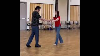 Andy amp Virginia Hustle Dance Lesson at Sunnyvale Senior Center Tuesday 1012024 [upl. by Janot346]