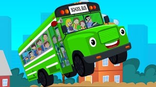 Wheels On The Bus Go Round And Round  Nursery Rhymes Songs For Children And Kids [upl. by Leena613]