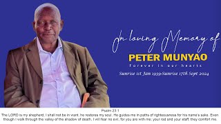 In loving Memory of Peter Munyao [upl. by Anali]