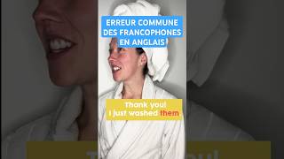 Erreur commune en anglais apprendrelanglais anglaisfrançais coursdanglais englishlesson [upl. by Rexferd]