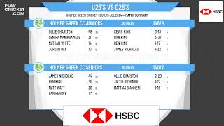 Holmer Green CC Seniors v Holmer Green CC Juniors [upl. by Hudson870]