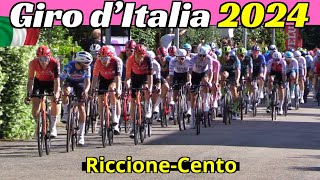 Giro dItalia 2024  Tappa 13 RiccioneCento  Pieve di Cento BO May 17 2024 [upl. by Emya]