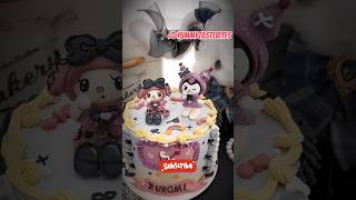 Sweet Kuromi Cartoon Cake Figure – A Delightfully Kawaii Topper shorts youtubeshorts cakeart [upl. by Yhcir]