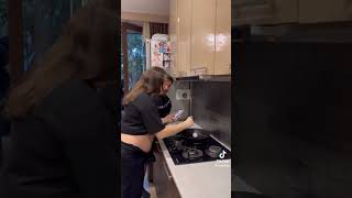 When you learn how to cook with a video 😂 funnyideas funniestvideo global shorts funnymoment [upl. by Lecrad420]