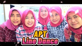 APT Line Dance  Demo By TUESDAY Class [upl. by Atinad]