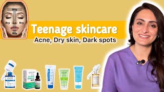 Teenage skin care  Oily  dry normal combination skin  Dermatologist recommends [upl. by Prunella266]