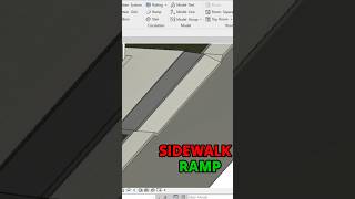 ✅Road Sidewalk Ramp in Revit revit revitarchitecture revitbim ytshortsviral [upl. by Nesnah125]