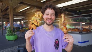 Probando comida callejera en BRASIL  ¡Un delicioso paraíso 🇧🇷 [upl. by Olodort]