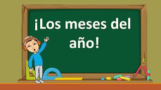 LOS MESES del AÑO en ESPAÑOL para NIÑOS  12 MESES del AÑO ¿Cuáles son los meses del año ENERO [upl. by Chard]