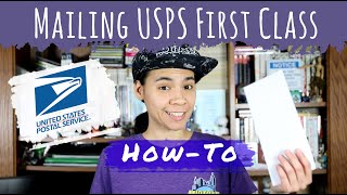 How To Mail USPS First Class Envelopes amp Packages with Stamps [upl. by Yrbua]