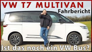 Volkswagen VW T7 Multivan 20 l TDI  Ist das noch ein VW Bus Test Probefahrt Review Deutsch 2024 [upl. by Roobbie97]