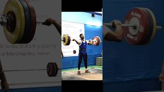 Clean amp jerk150kg shorts shortsvideo youtubeshorts weighlifting cleanandjerk [upl. by Brebner]