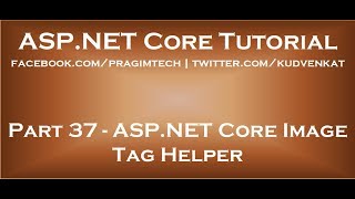 ASP NET Core Image tag helper [upl. by Oloap]