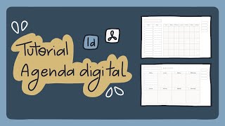 Tutorial agenda digital indesign y pdf adobe  hipervínculos estilos de párrafo página principal [upl. by Hales]
