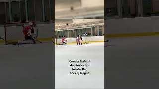 Connor Bedard dominant roller hockey shift ends with goal in North Vancouver Inline Hockey League [upl. by Caye]