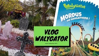 VLOG  Une journée a Walygator pour Halloween 2019  Maison hantée  Comet  The monster [upl. by Enelyahs]