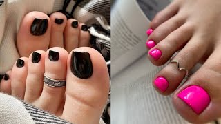 Easy and trendy toe nail colors ideas collection for women 2023 [upl. by Welton]