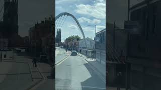 Another Short Timelapse of a view of Bolton Town Centre  Bee Network Enviro 400  bus bolton [upl. by Gnuhp754]