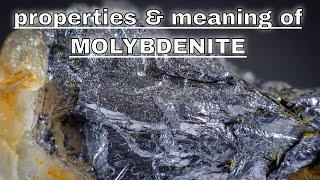 Molybdenite Meaning Benefits and Spiritual Properties [upl. by Nolyaw]