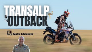 HONDA TRANSALP TESTED IN THE AUSSIE OUTBACK [upl. by Elisee]