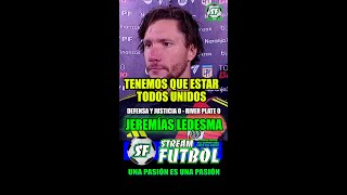 Jeremías Ledesma quotTenemos que estar todos unidosquot [upl. by Sirromal]