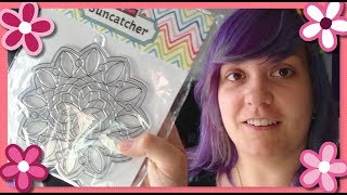 Painting a Suncatcher From Hobby Craft [upl. by Ainolopa524]